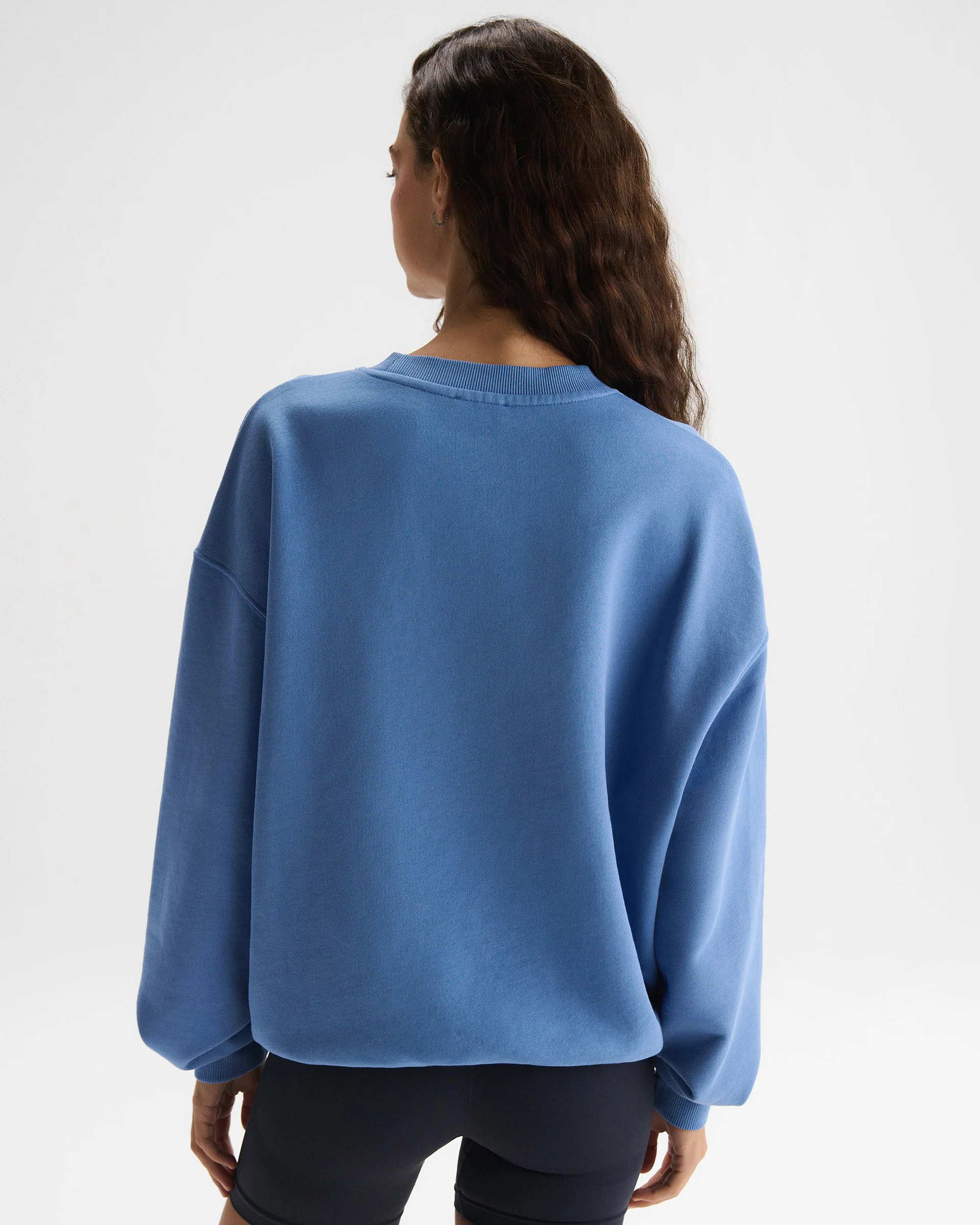 ADA Oversized Sweatshirt - Blossom Blue/Buttercream - Image 2