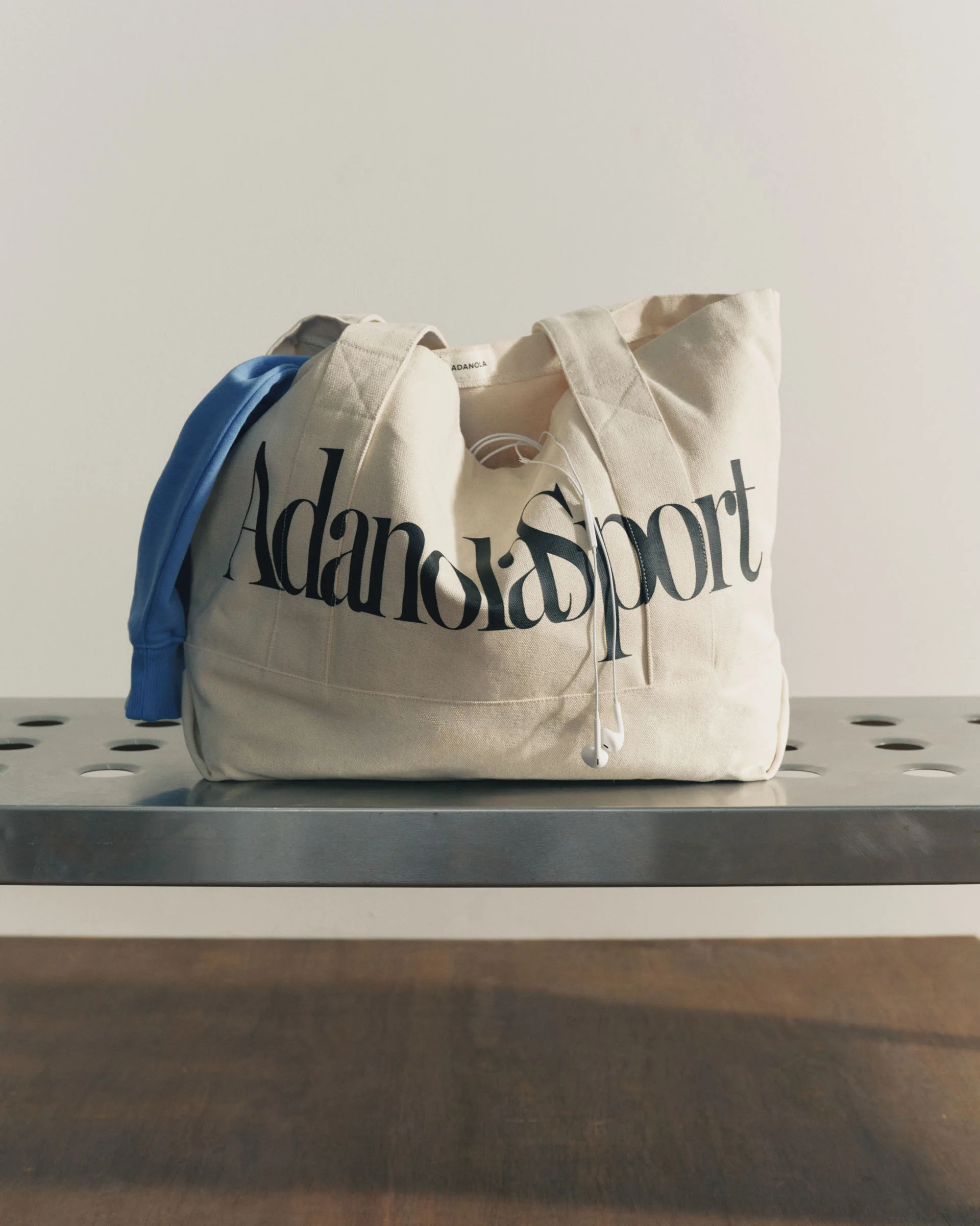 Adanola Sport Tote Bag - Cream/Black - Image 3