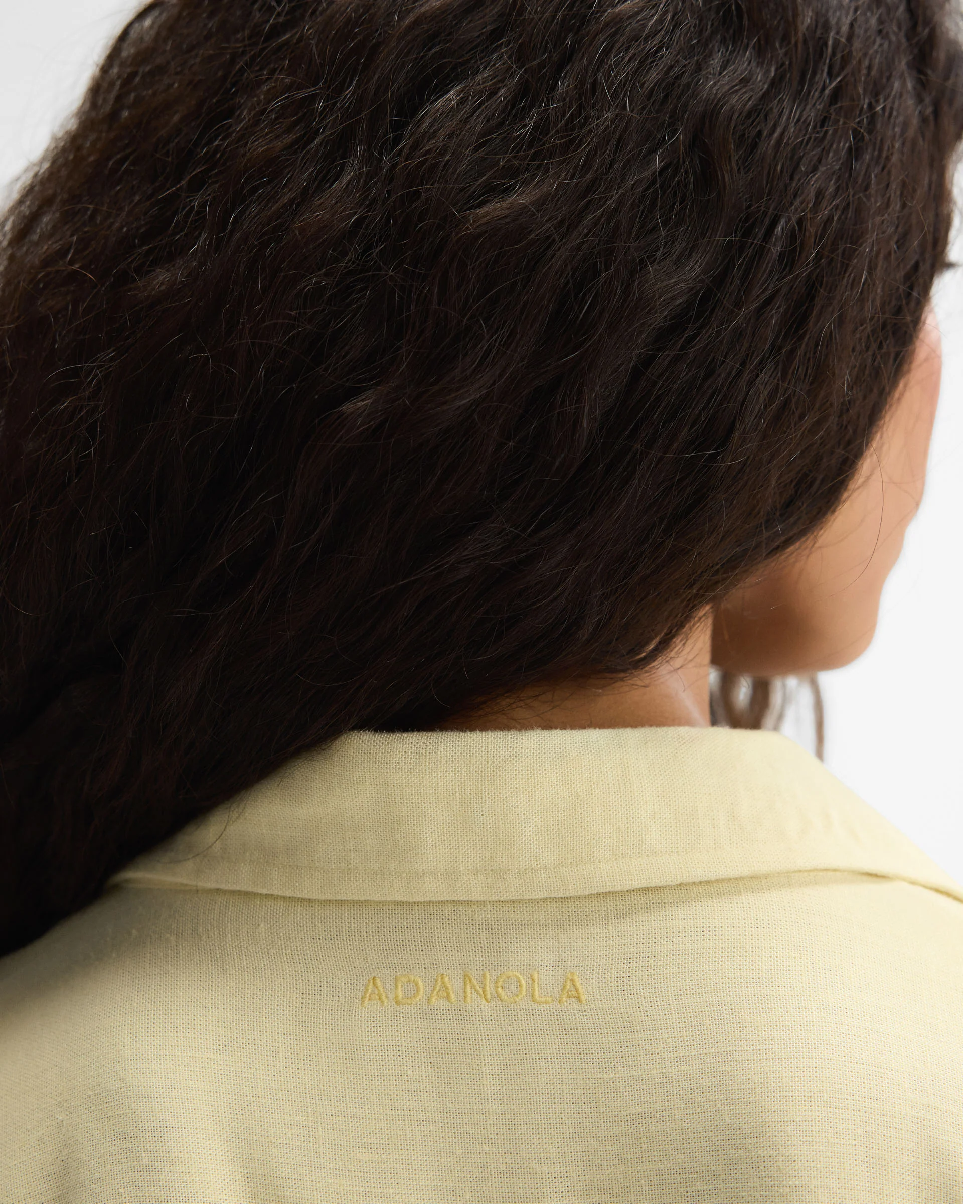 Linen Blend Shirt - Buttercream - Image 5