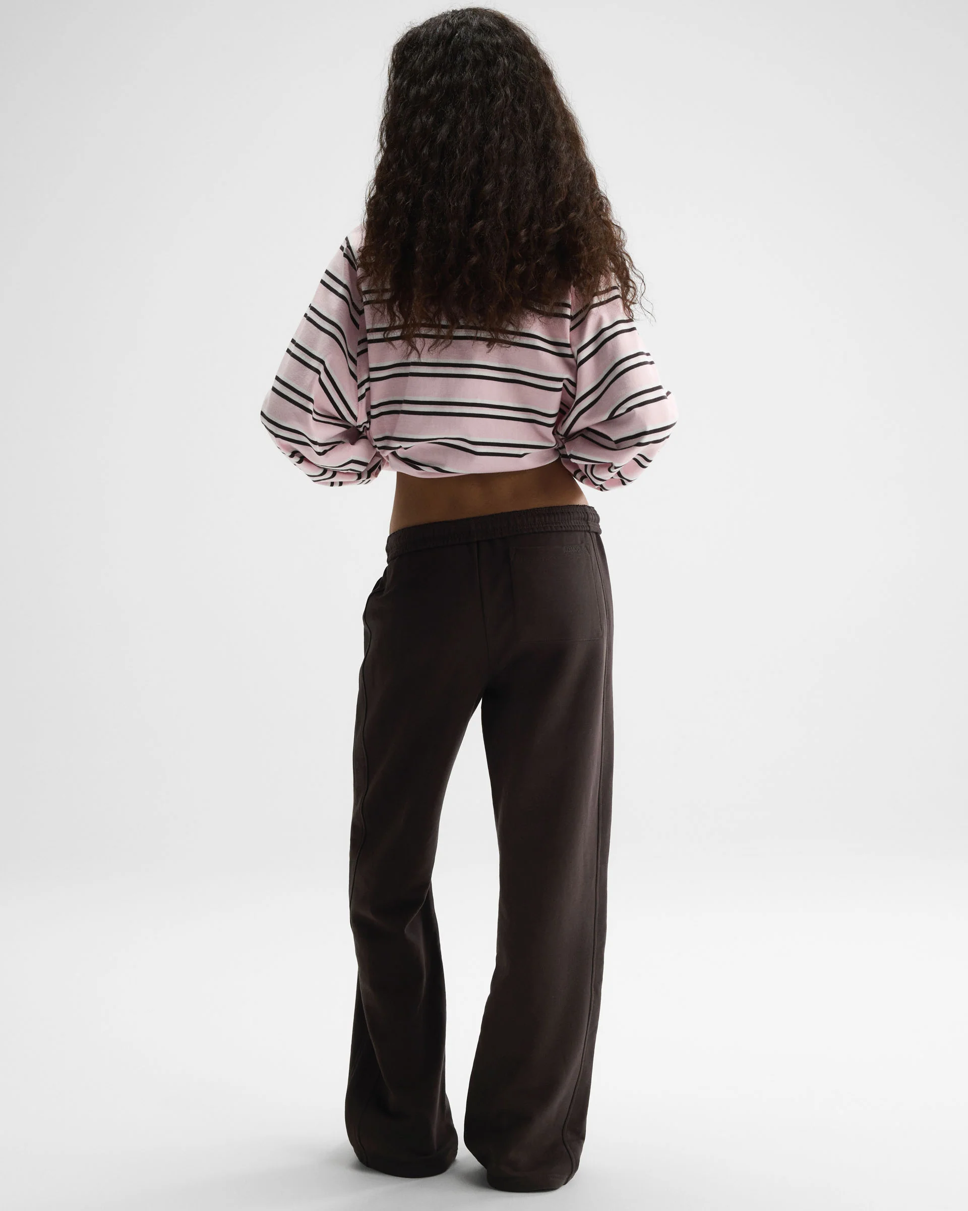 Stripe Long Sleeve T-shirt - Cloud Pink - Image 5
