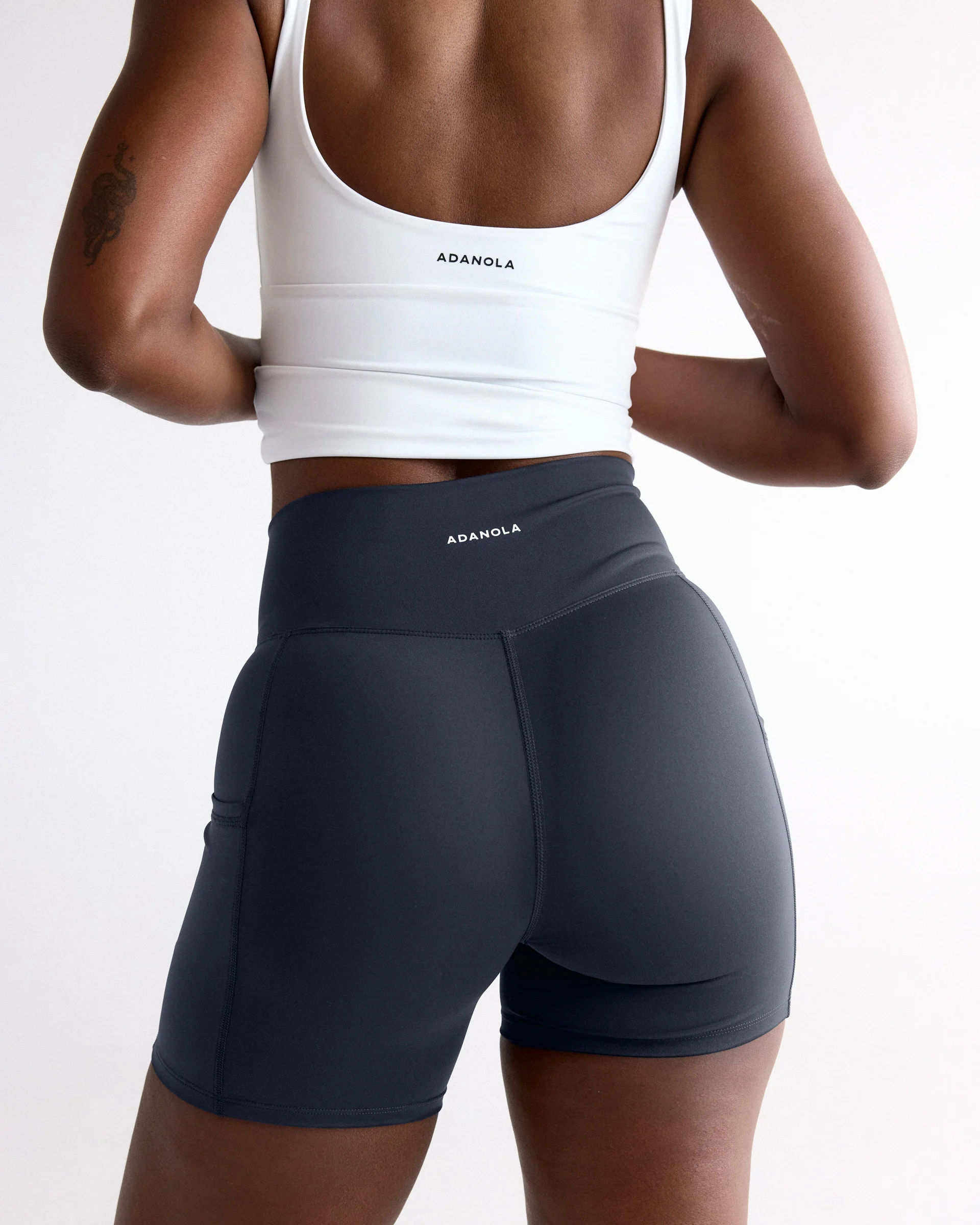 Ultimate Crop Pocket Shorts - Midnight Blue - Image 2