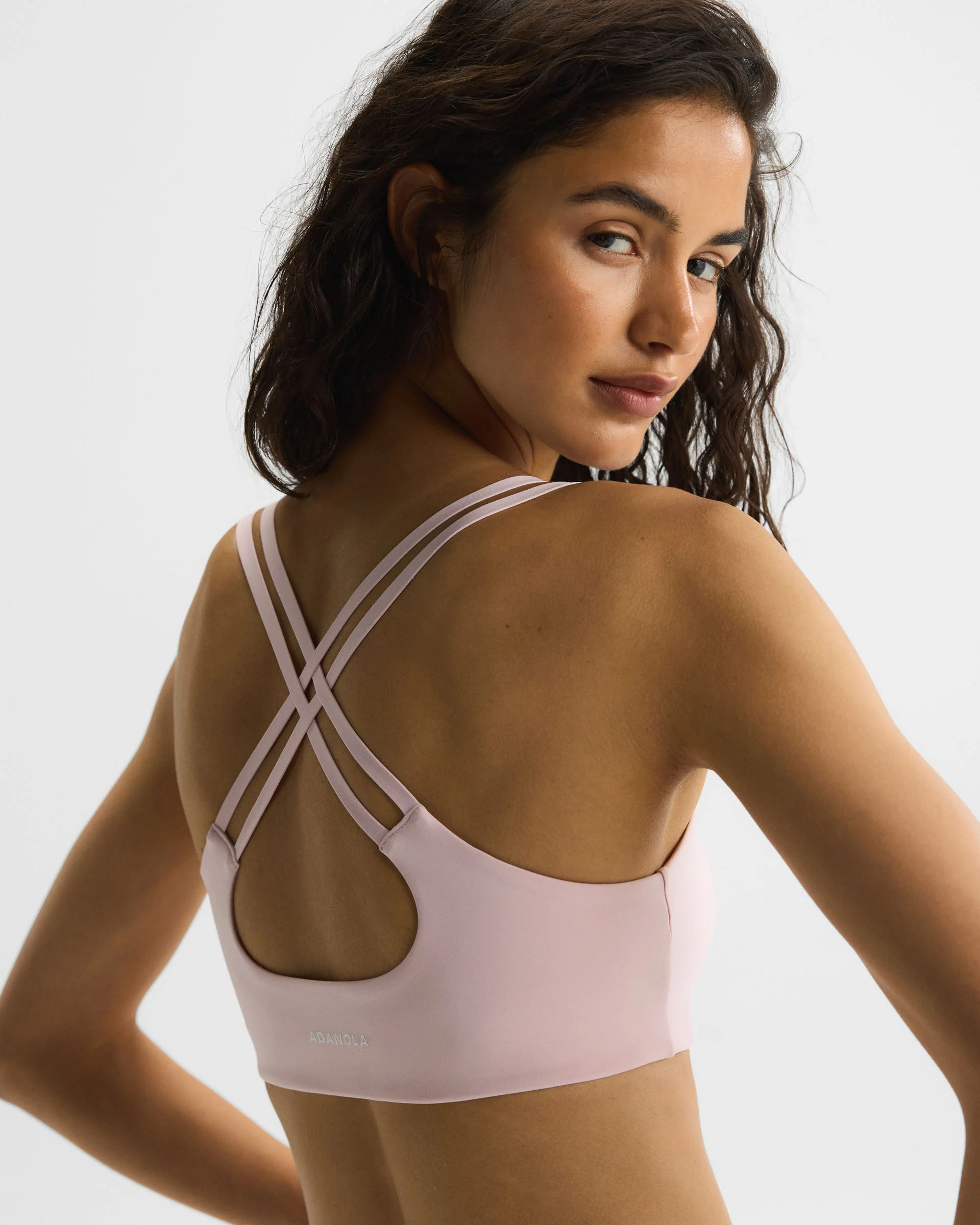 Ultimate Cross Back Bra - Cloud Pink - Image 4