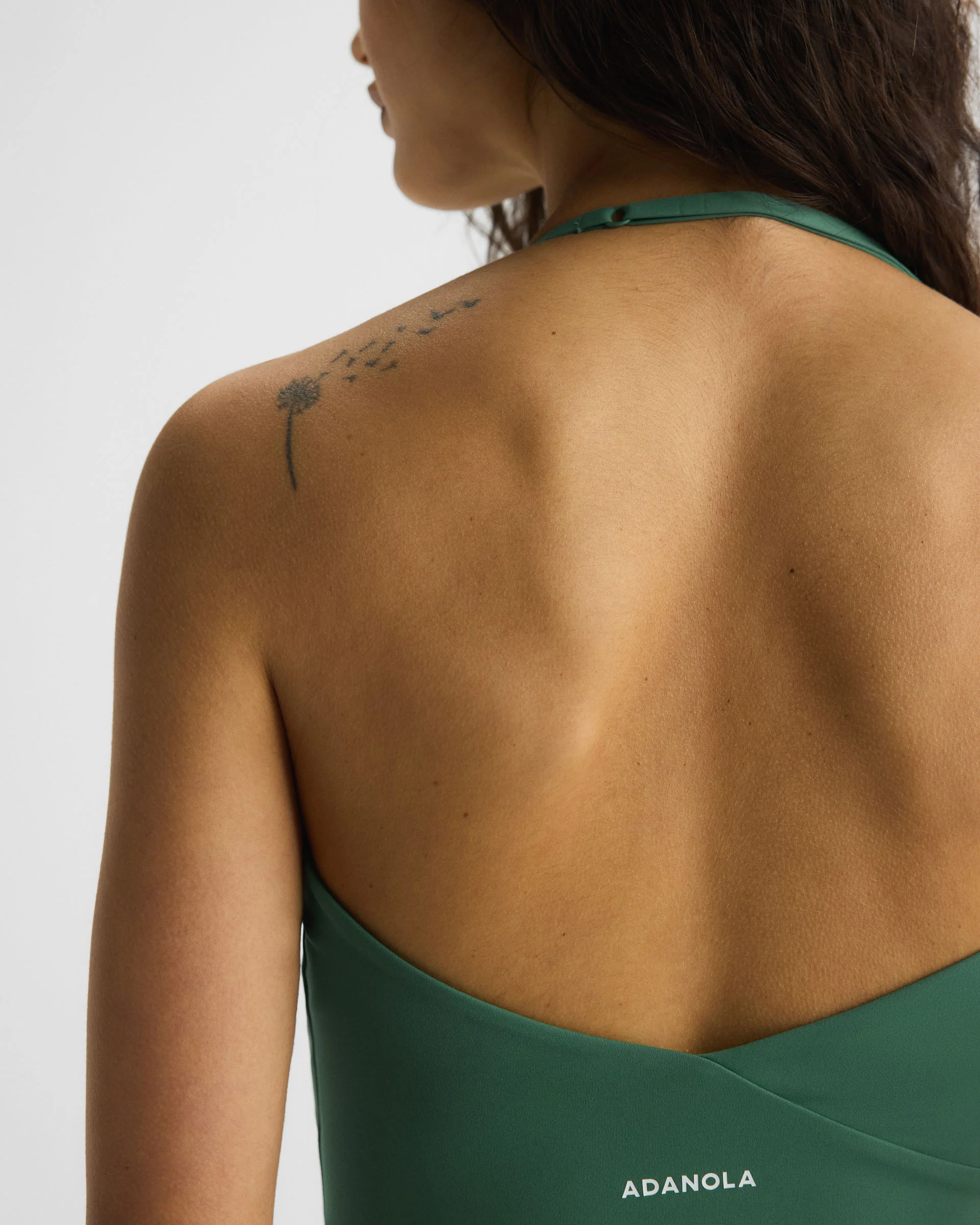 Ultimate Halter Cross Back Top - Eucalyptus Green - Image 3