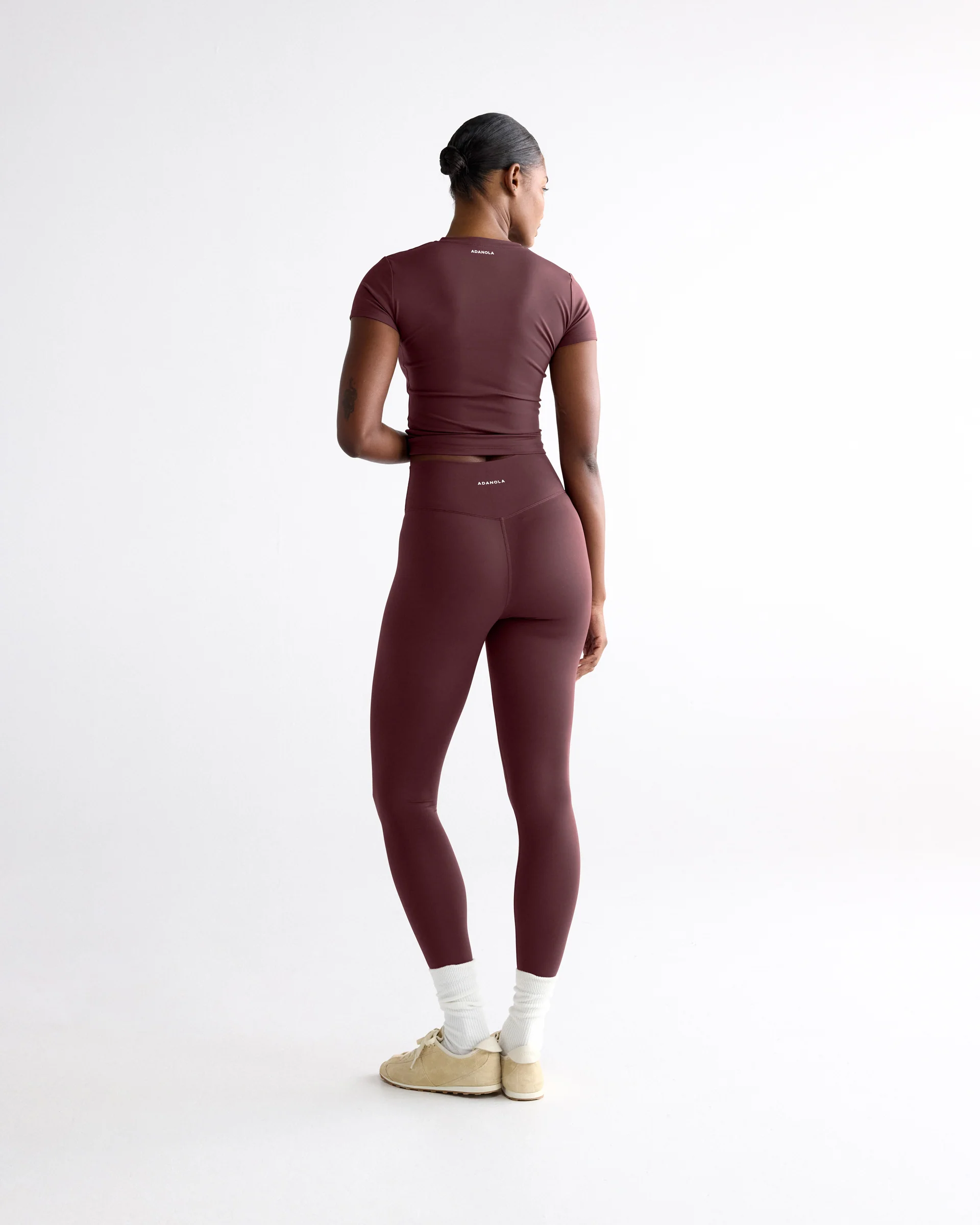 Ultimate Leggings - Mulberry Red - Image 2