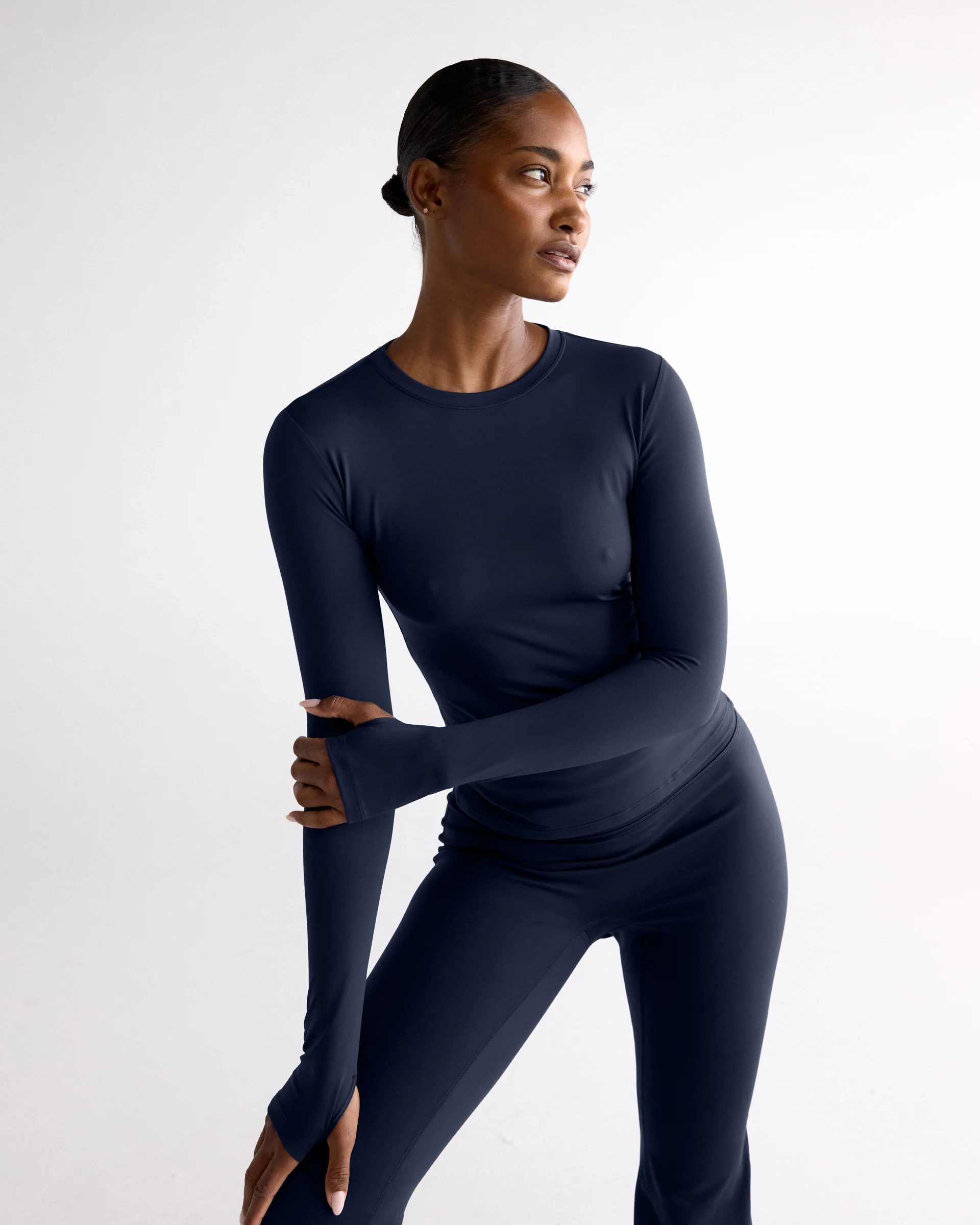 Ultimate Long Sleeve Top - Navy Blue - Image 2