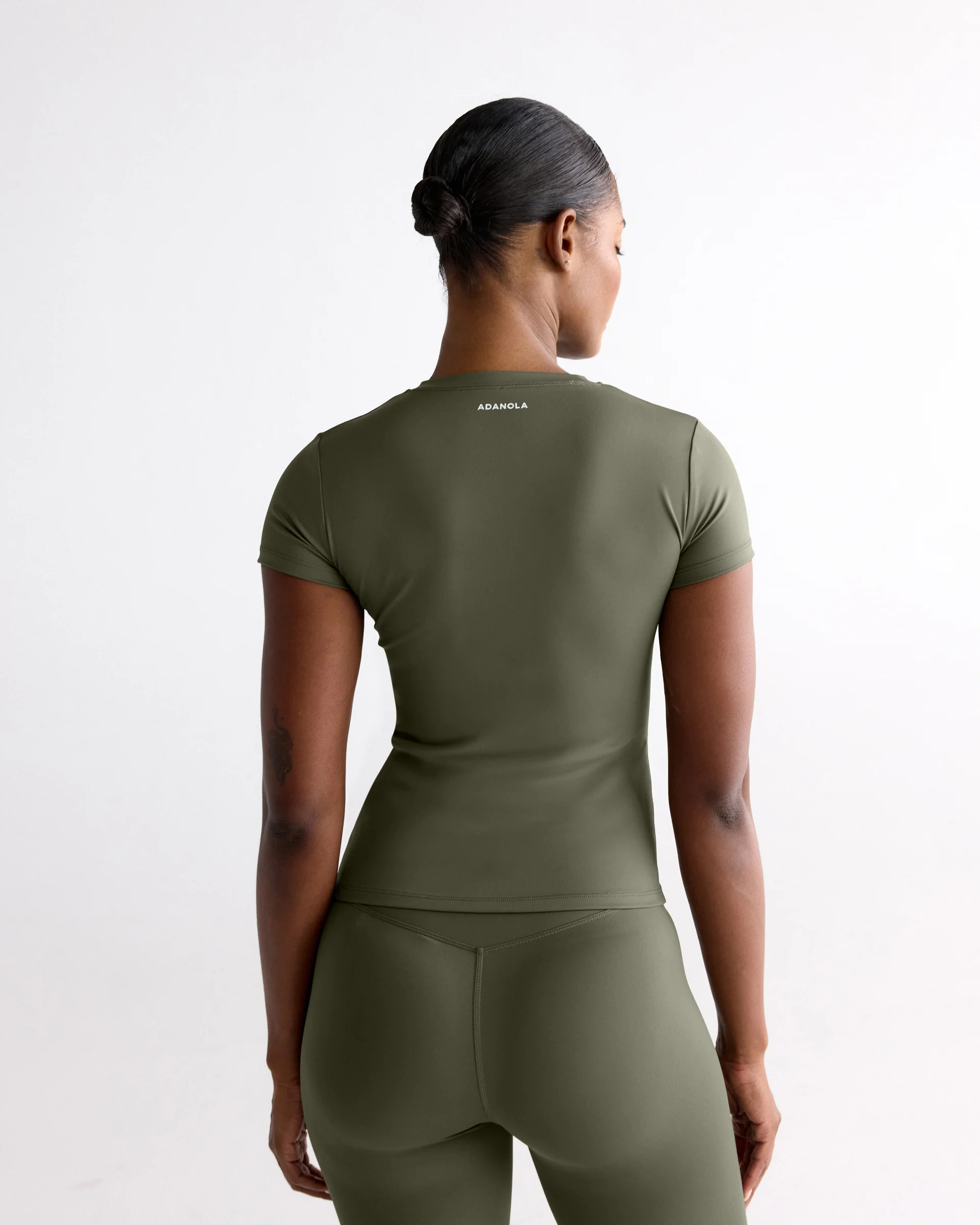 Ultimate Short Sleeve Top - Olive Green - Image 2