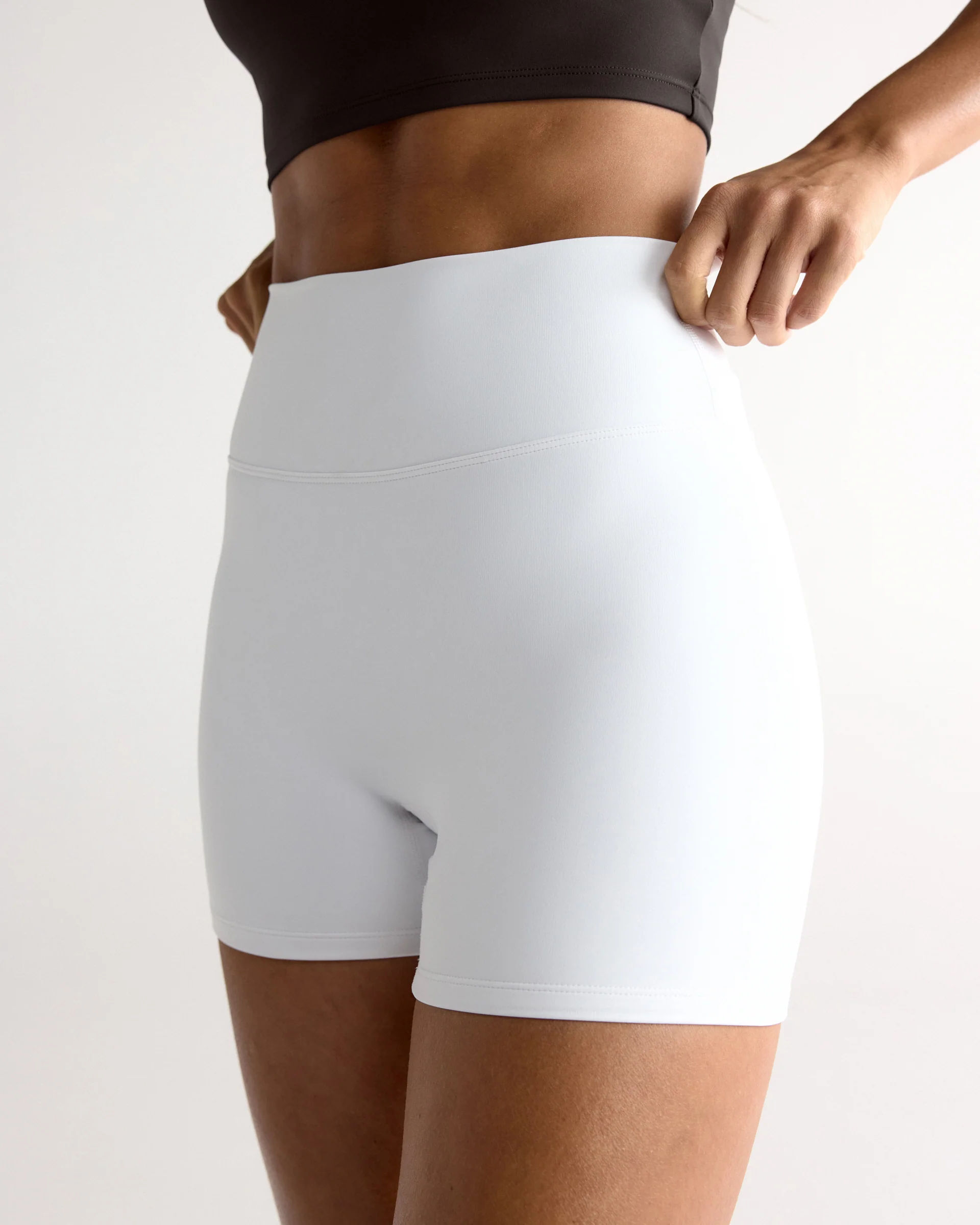 Ultimate Ultra Crop Shorts - White - Image 2