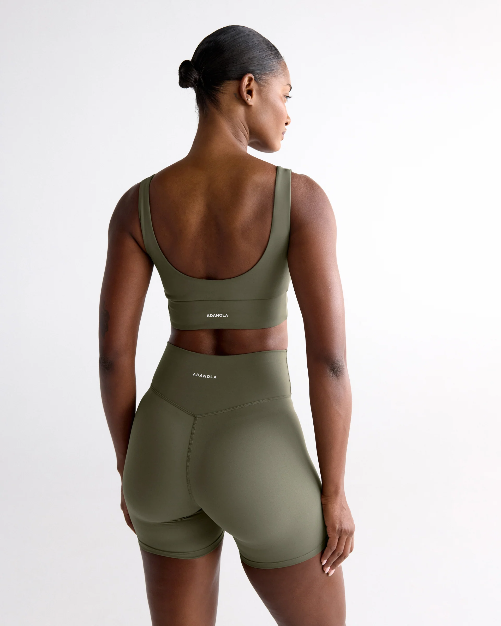 Ultimate V-Neck Bra - Olive Green - Image 2